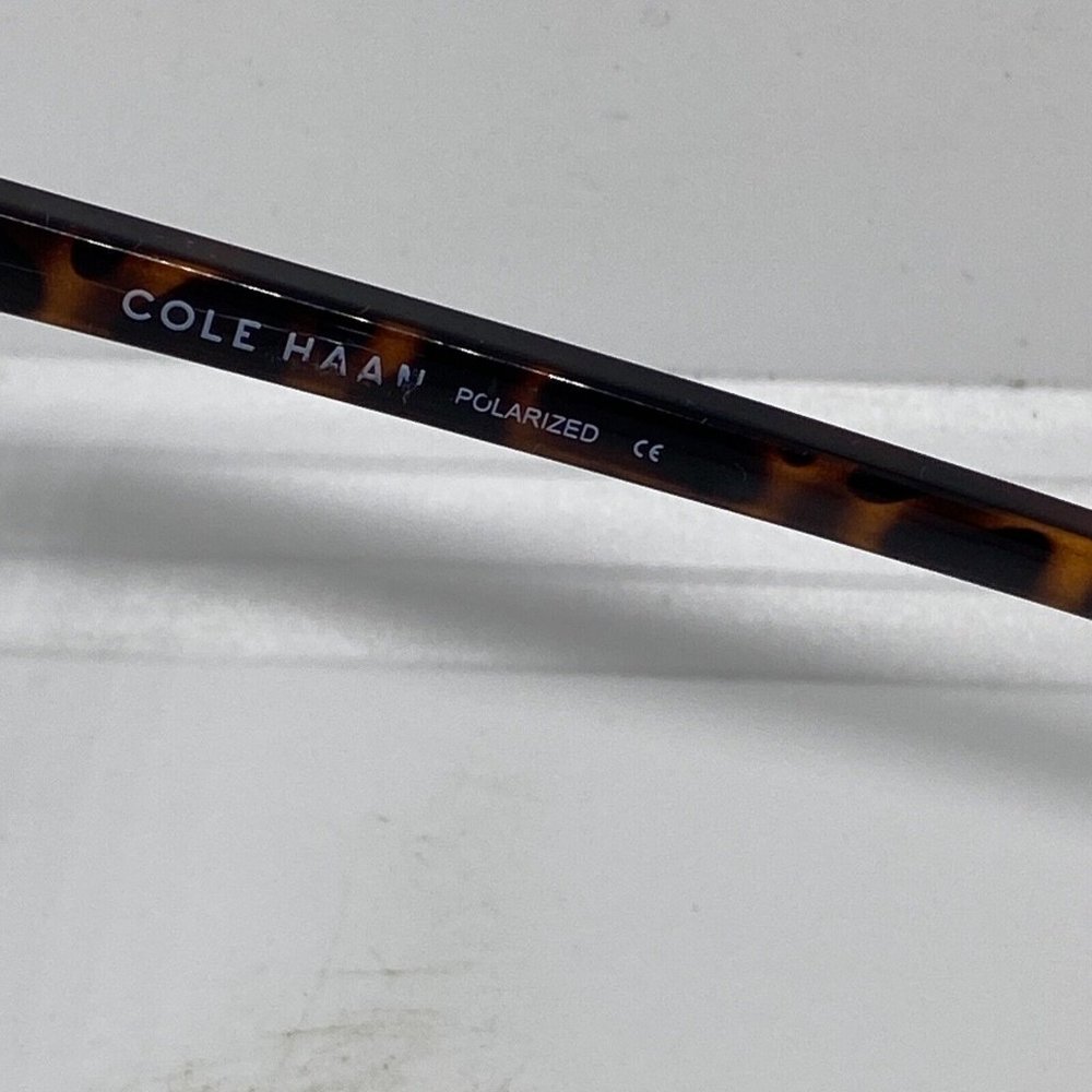Cole Haan CH8505 215 Sunglasses Tortoise Brown Round Polarized Gray 49-22-150 - Picture 7 of 8